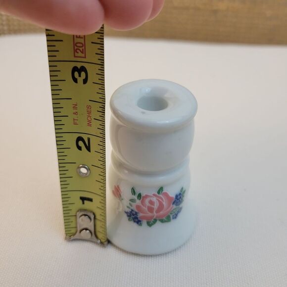 Floral Ceramic Candle Holder - Picture 4 of 4